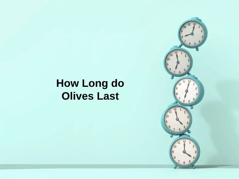 How Long do Olives Last