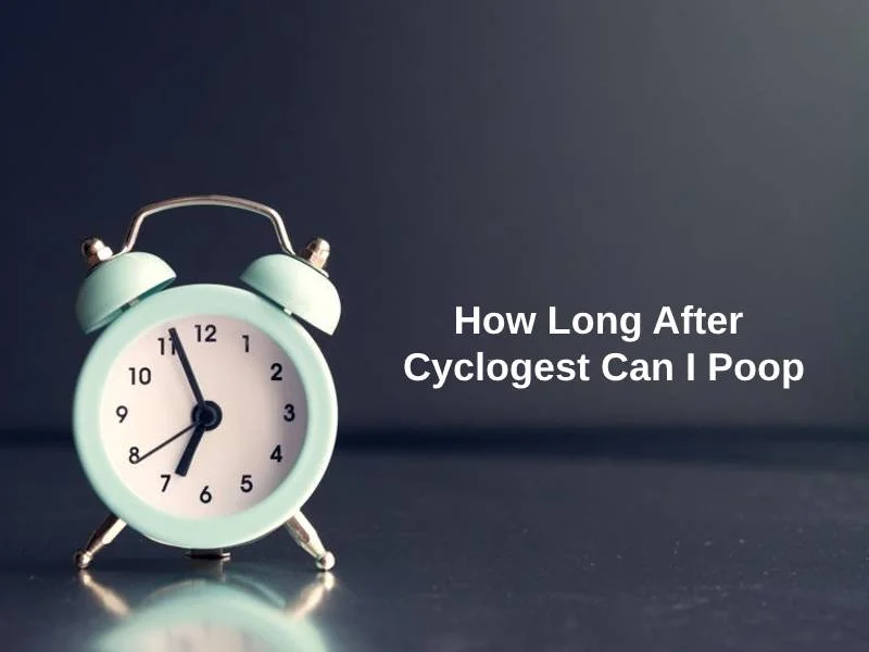 How Long After Cyclogest Can I Poop
