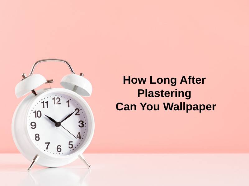 How Long After Plastering Can You Wallpaper