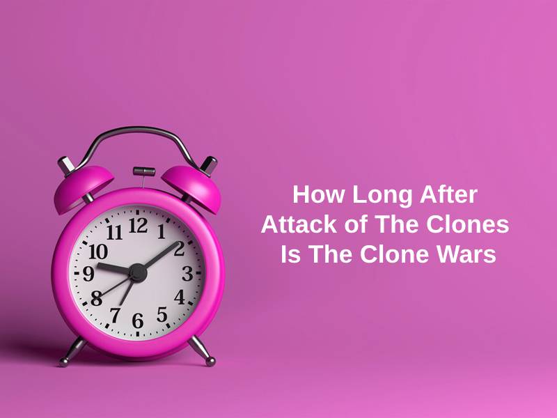 How Long After Attack of The Clones Is The Clone Wars