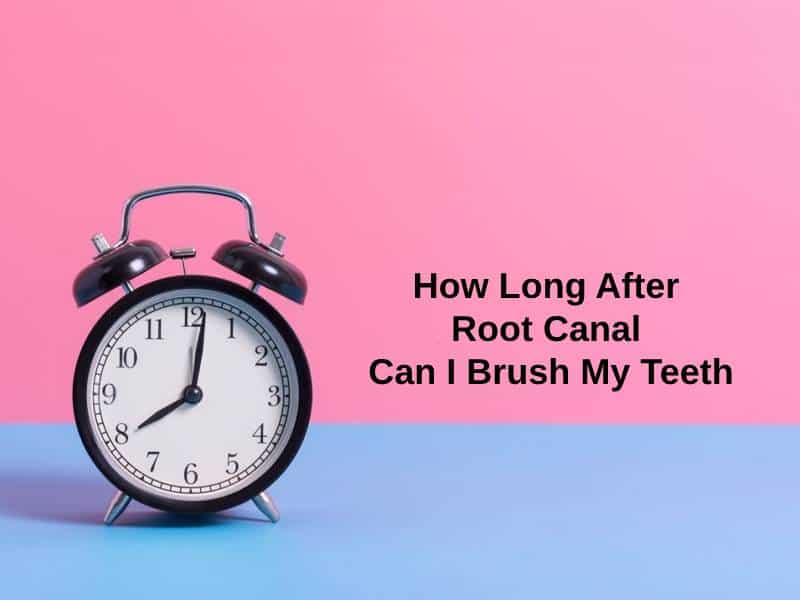 How Long After Root Canal Can I Brush My Teeth