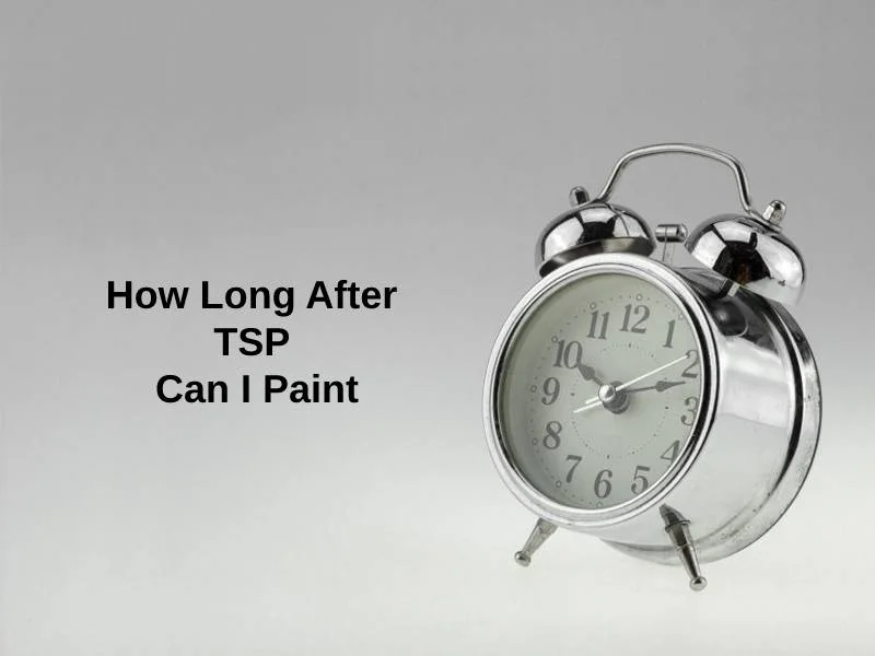 How Long After TSP Can I Paint