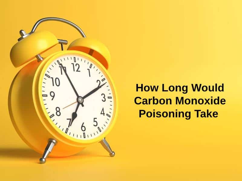 How Long Would Carbon Monoxide Poisoning Take
