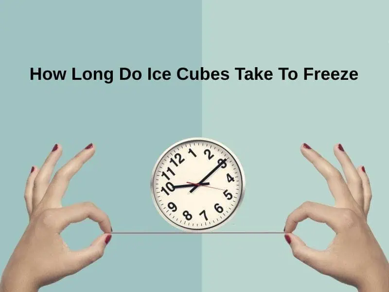 How Long Do Ice Cubes Take To Freeze