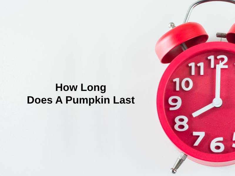 How Long Does A Pumpkin Last