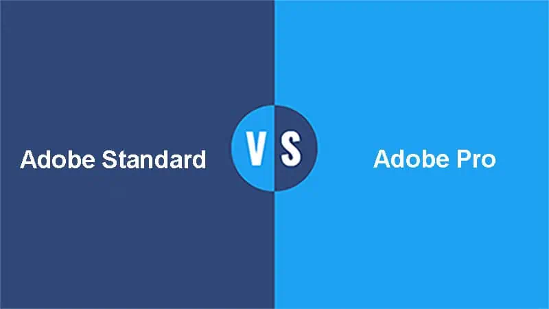 Adobe Standard vs Adobe Pro