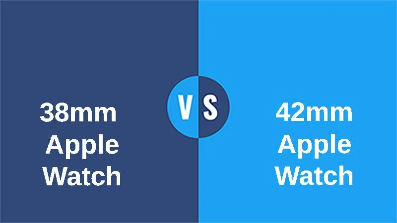Difference Between 38mm and 42mm Apple Watch