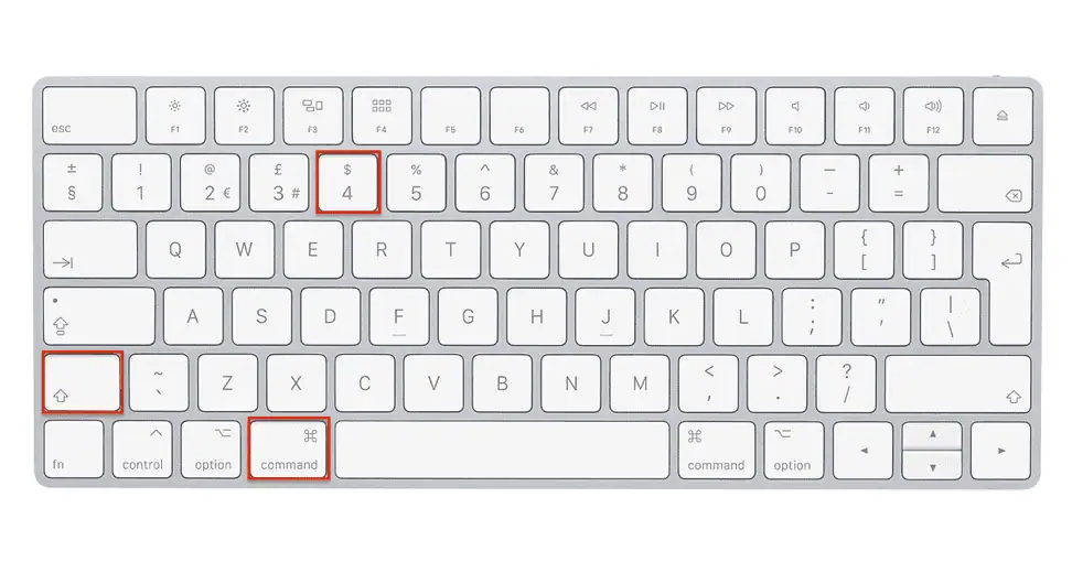 partial screenshot with keyboard shortcuts