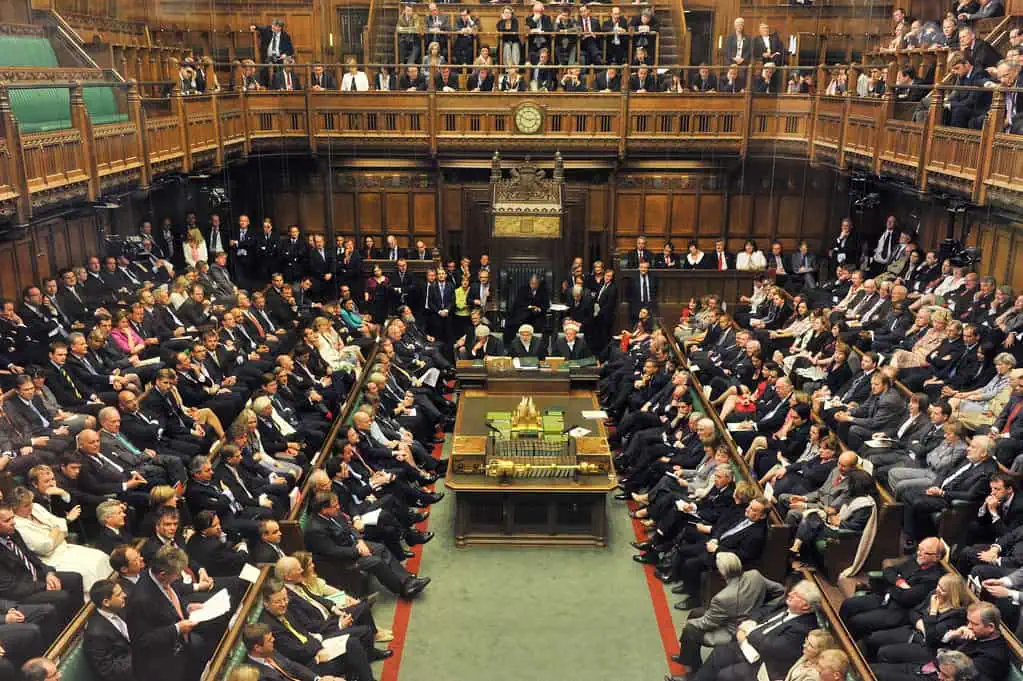 The House of Commons sits for the first time in the new Parliament,