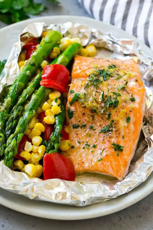 Salmon Foil Packets