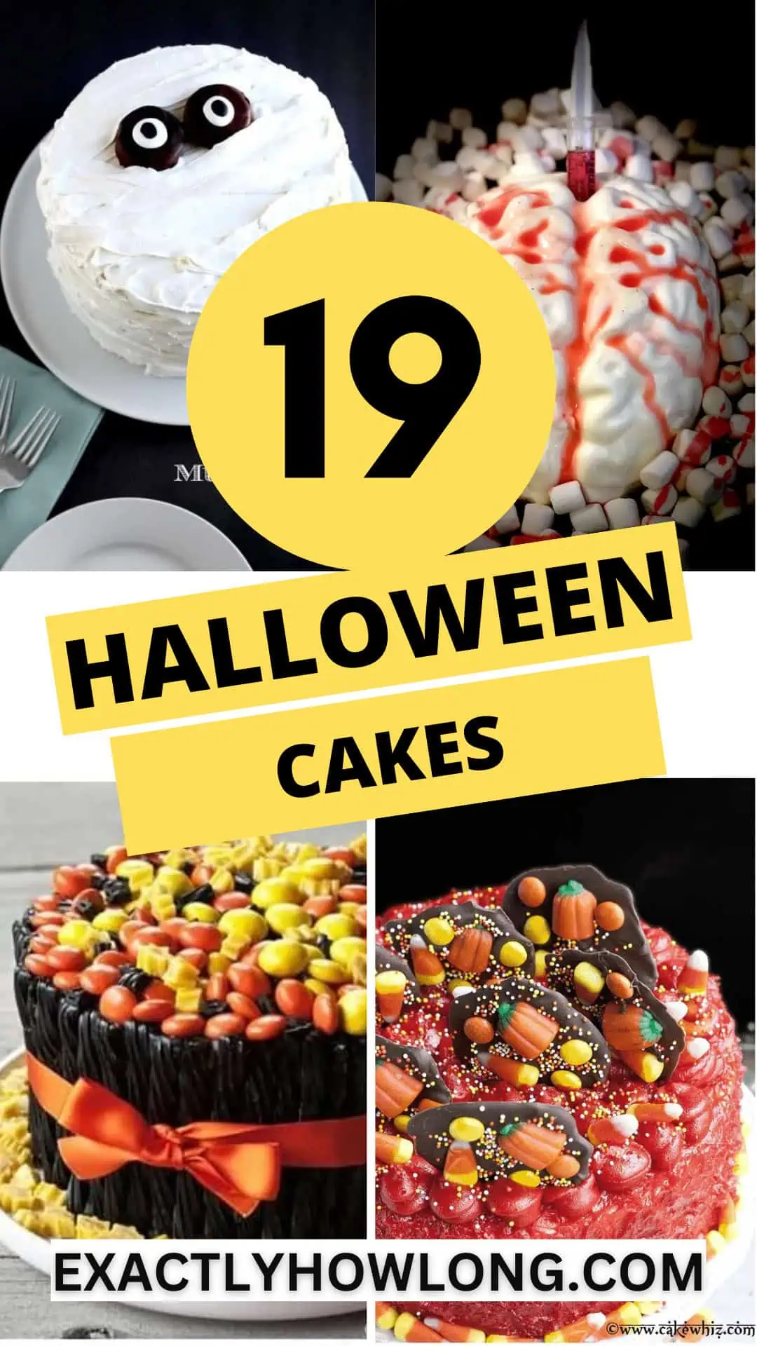 Spooky yet cute Halloween cakes with an easy and aesthetic touch