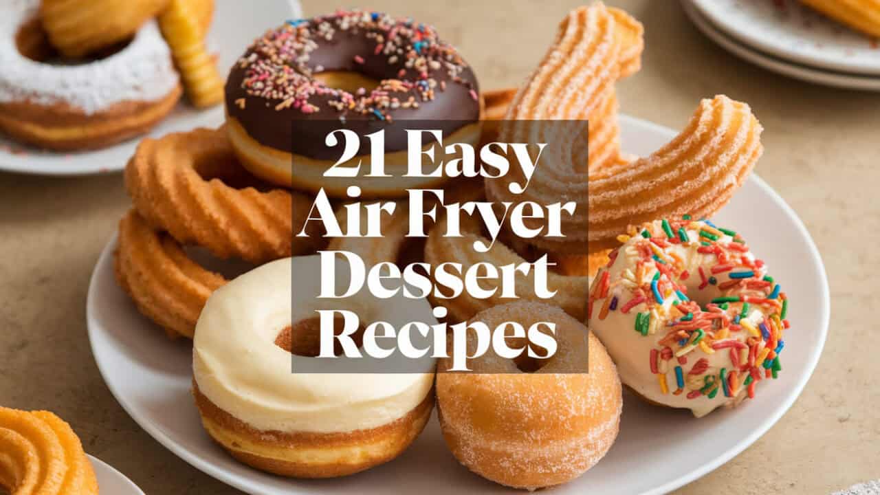 21 Easy Air Fryer Dessert Recipes - Air fryer dessert recipes revolutionize sweet treats for health-conscious individuals who still crave indulgence. Picture enjoying beloved desserts guilt-free! This blog presents top-notch, simple, and mouthwatering dessert recipes tailored for your air fryer.