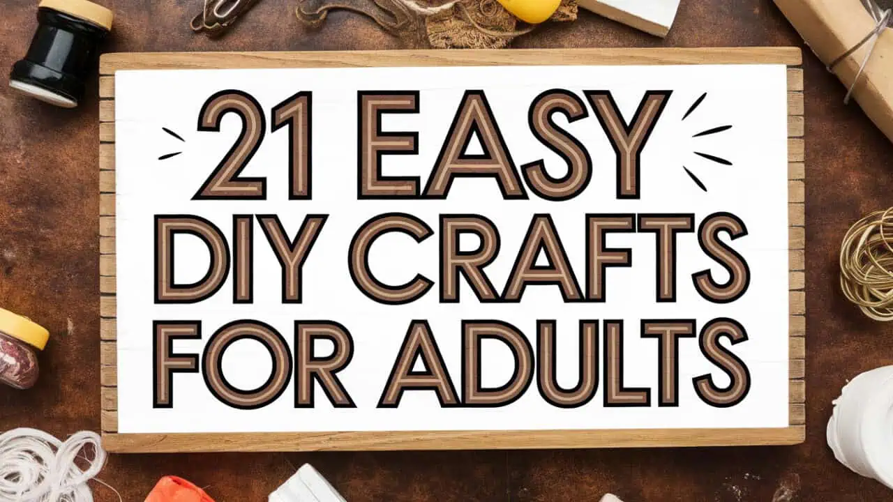 21 Easy DIY Crafts For Adults