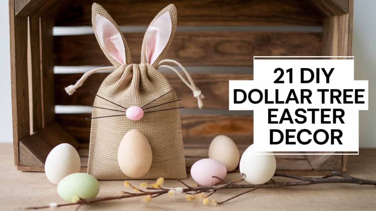 21 Easy DIY Dollar Tree Easter Decor