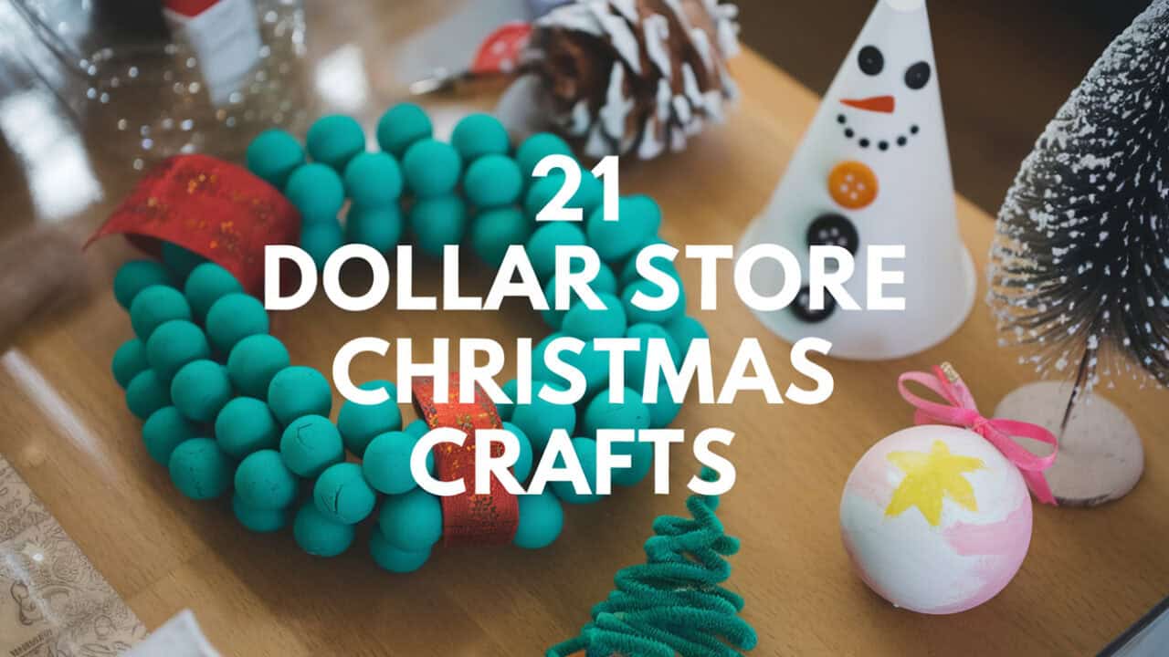 21 Easy Dollar Store Christmas Crafts