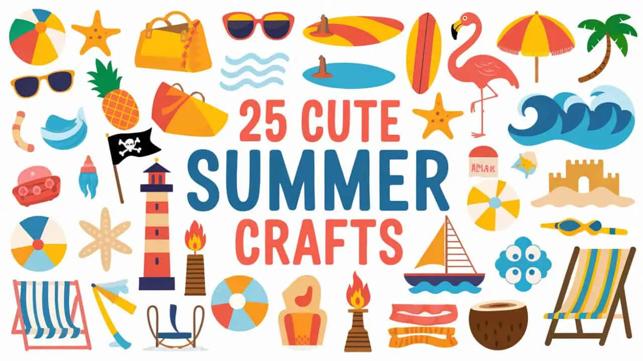 25 Cute Summer Crafts