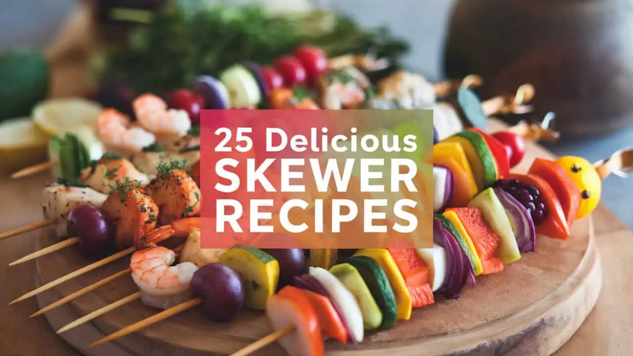 25 Delicious Skewer Recipes - Indulge your palate with irresistible skewer recipes! Whether it's skewer kabobs or flavorful fruit skewers, explore these simple summer recipes to enhance your grilling experience.