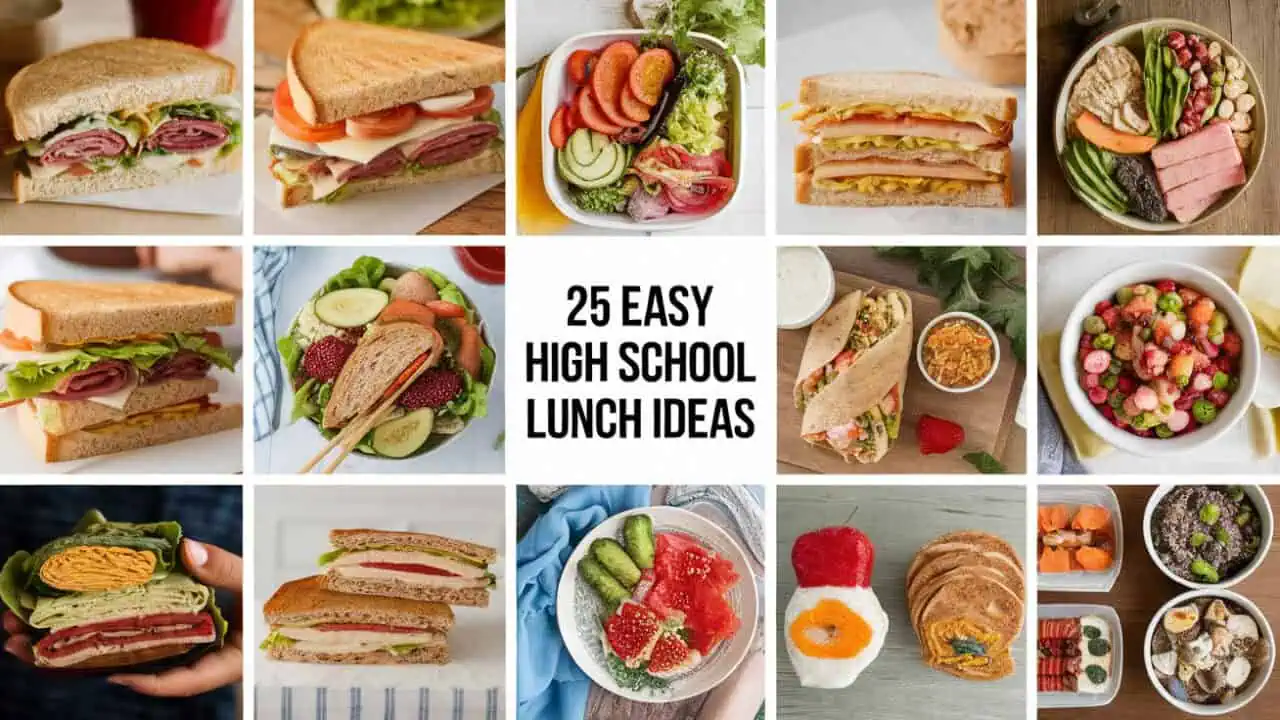 25 Easy High School Lunch Ideas