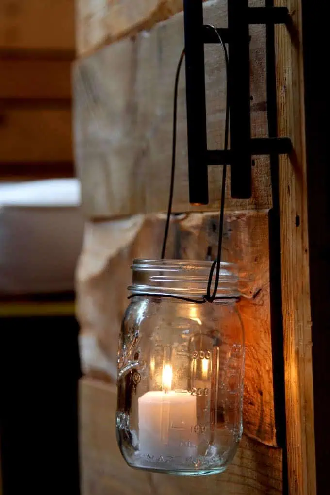 28. Magical DIY Hanging Mason Jar Lights