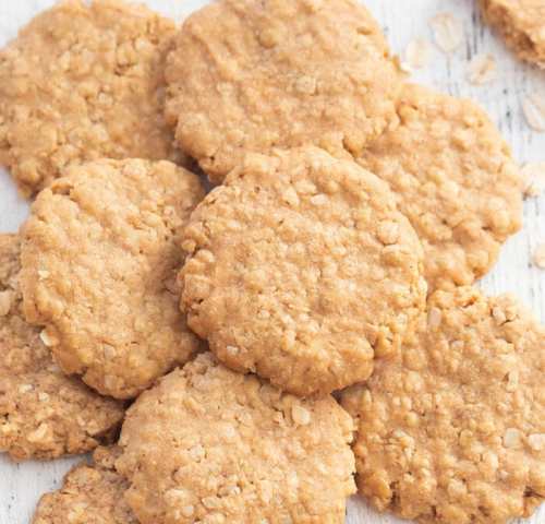 3 ingredient healthy pb oat cookies 7