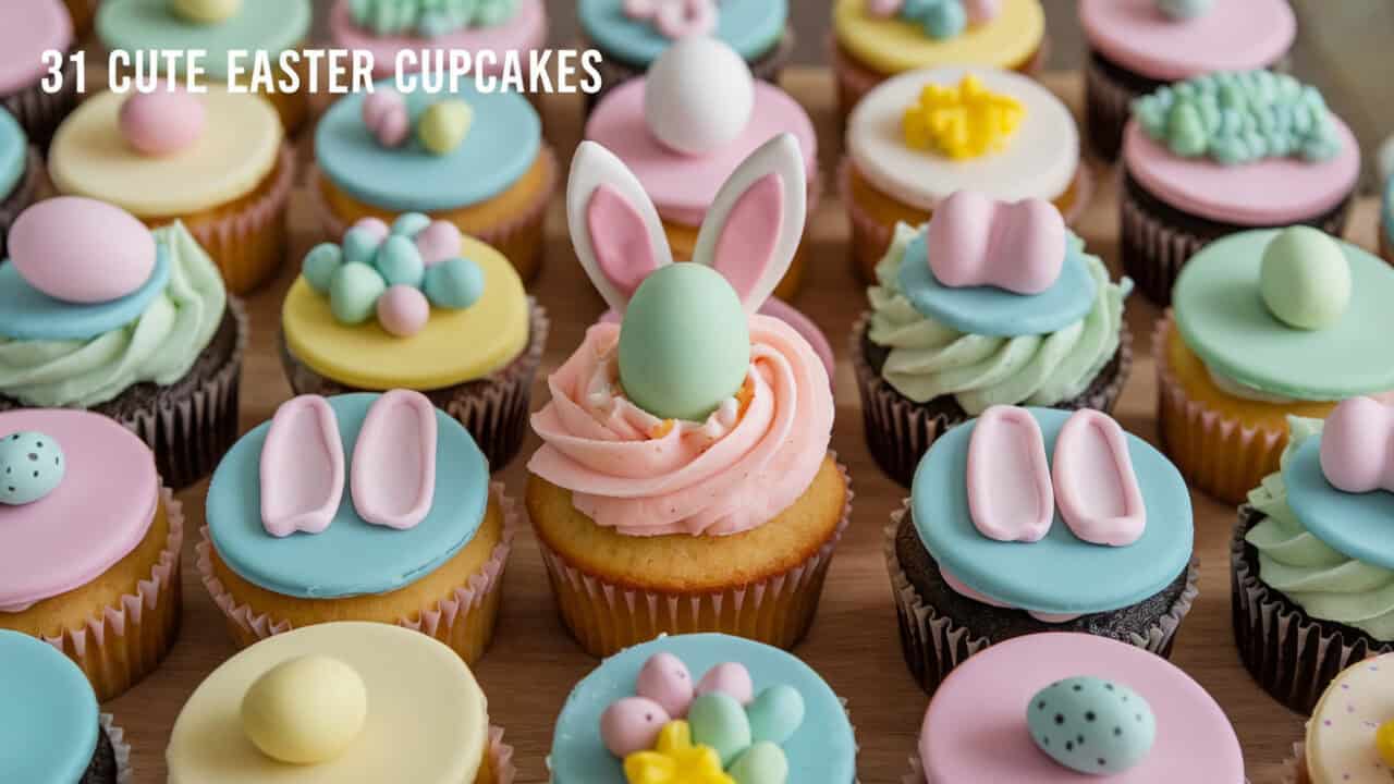 31 Cute Easter Cupcakes