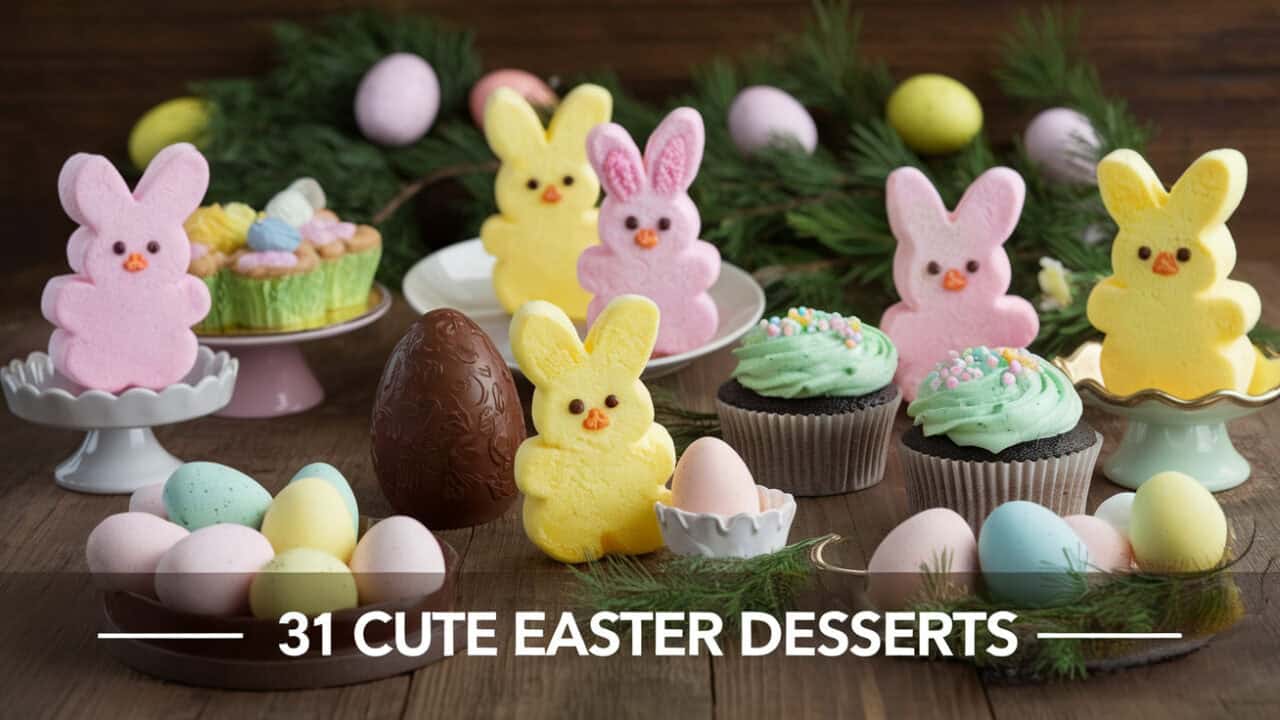 31 Cute Easter Desserts