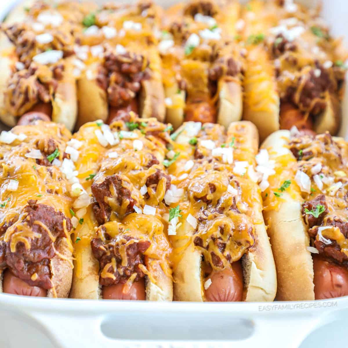 Baked Chili Dogs Recipe