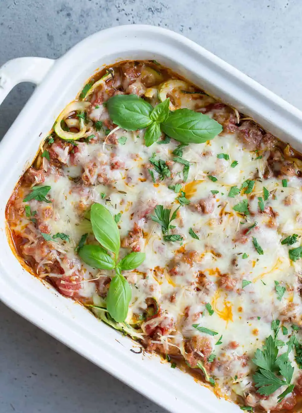 Baked Zoodle Spaghetti Photo