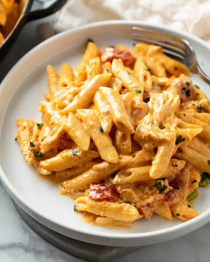 Buffalo Chicken Pasta 8