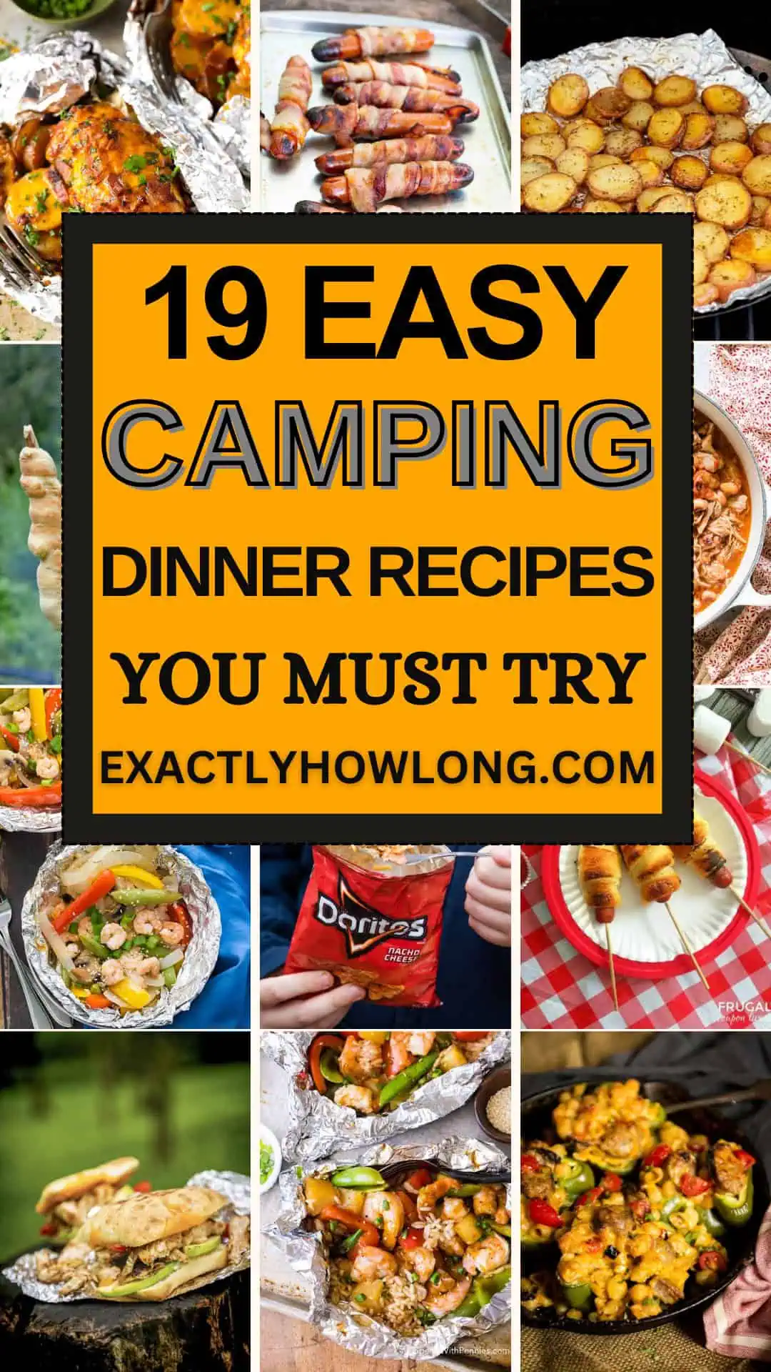 Simple summer camping dinner ideas for large groups with easy outdoor cooking