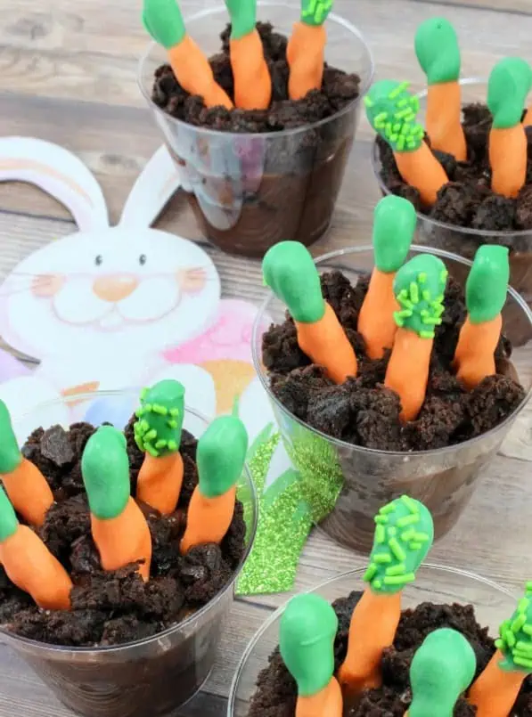 Carrot Patch Pudding Cups