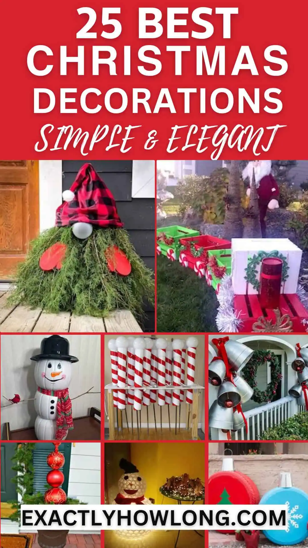 Christmas decorations for home, both indoors and outdoors