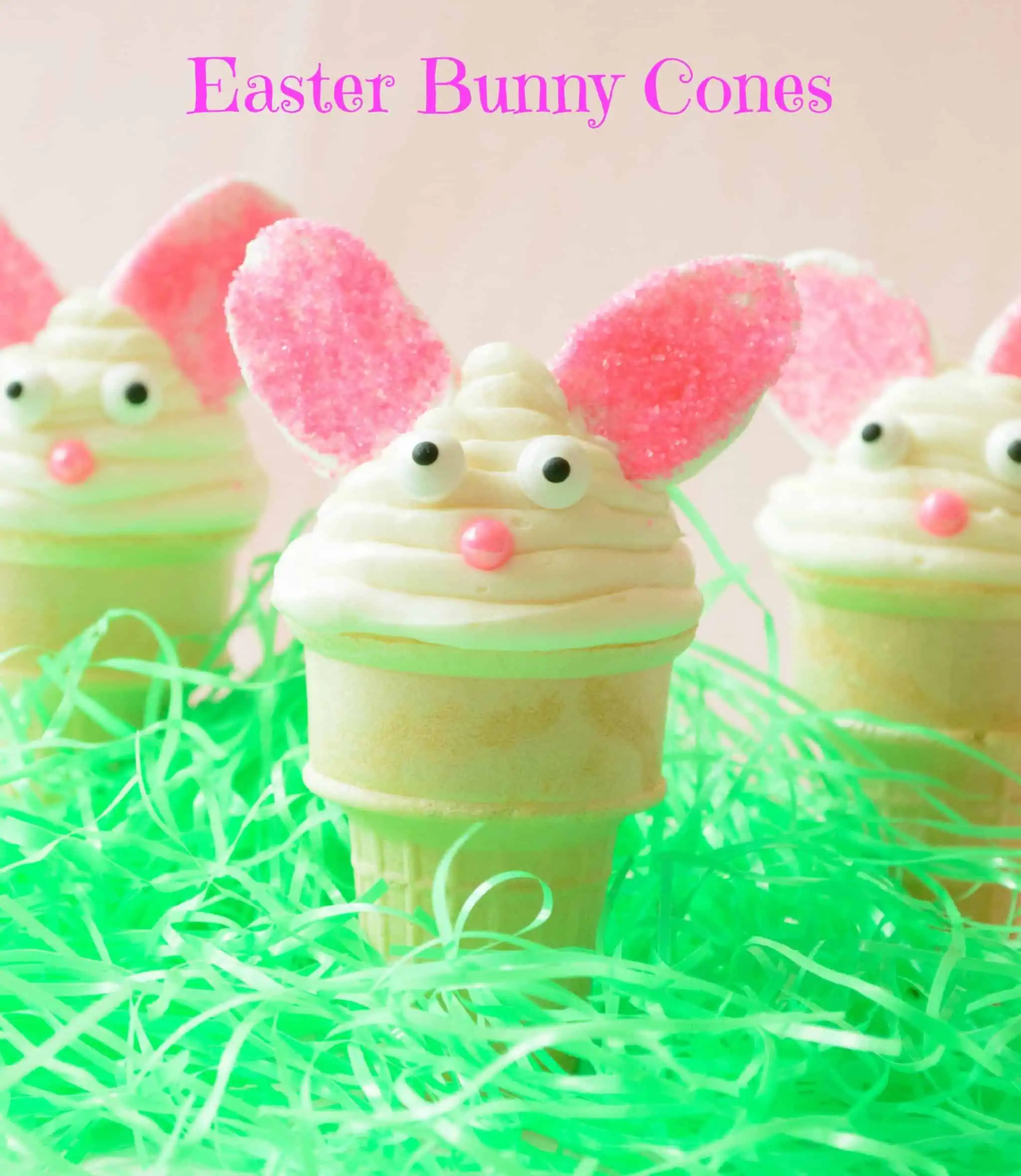 Easter Bunny Cones scaled