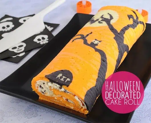 How to Make a Halloween Decorated Cake Roll
