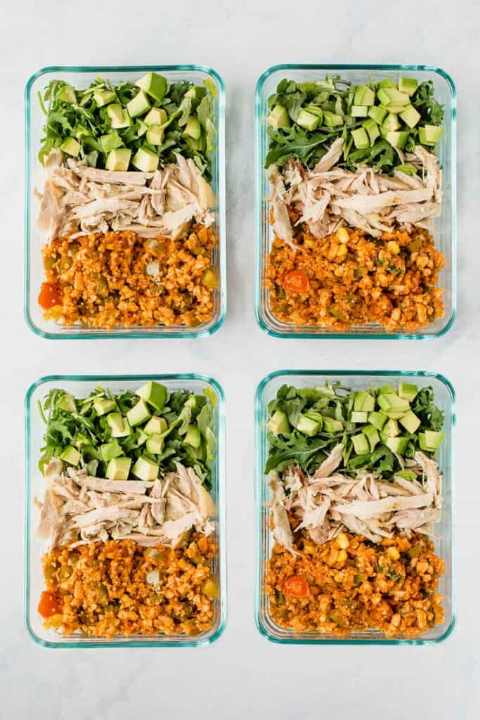 Low Carb Mexican Meal Prep Bowls 1