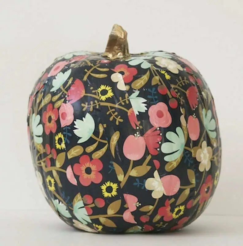 floral pumpkin