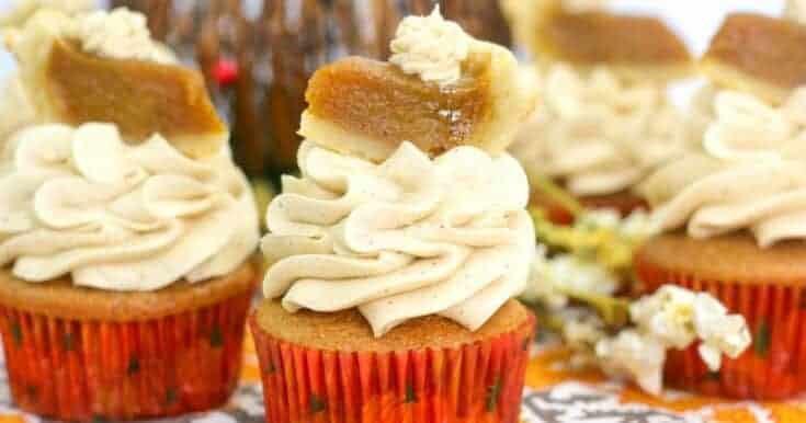 Pumpkin Pie Cupcakes FB