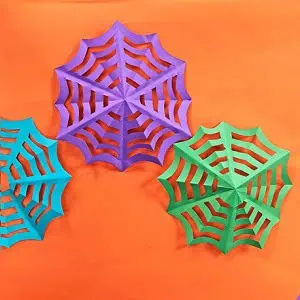 Simple Kirigami Spider webs BABBLE DABBLE DO 2