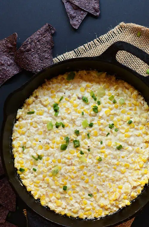 Summer Corn and Cotija Cheese Dip