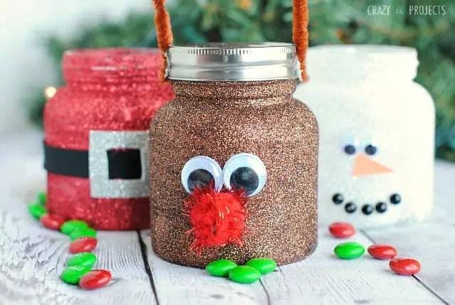Christmas Treat Jars....these are the BEST Christmas Mason Jar Ideas!