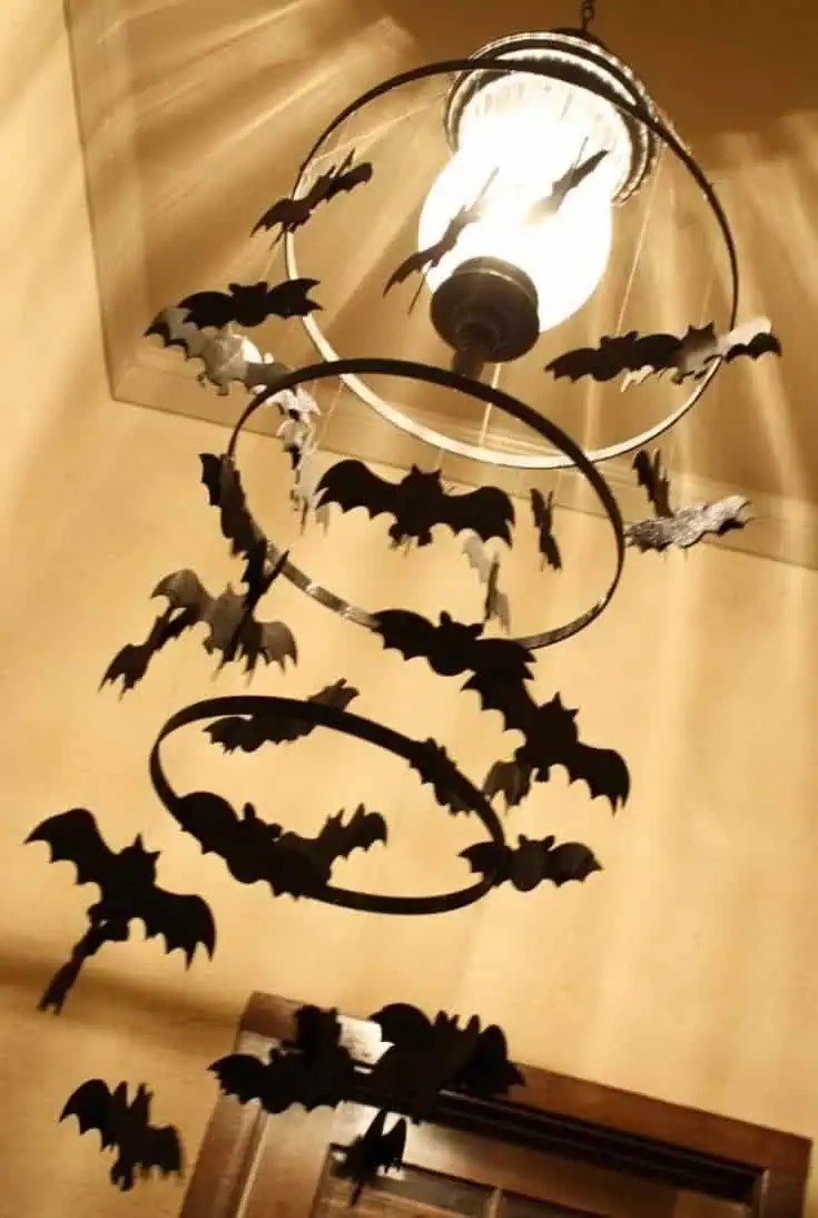 bat chandelier