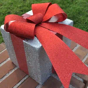 concrete block gift