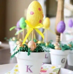 diy easter egg topiary This is our Bliss