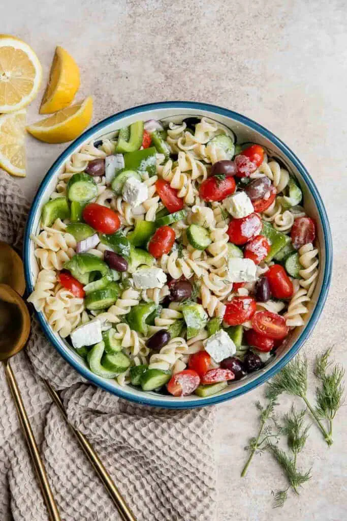 greek pasta salad 9