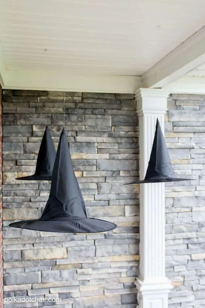 hanging witch hats