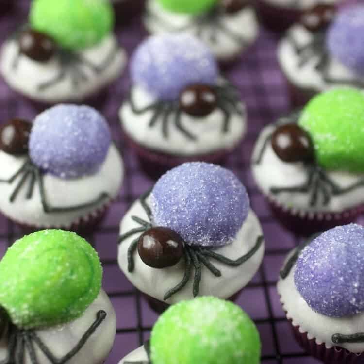 spider bite cupcake idea