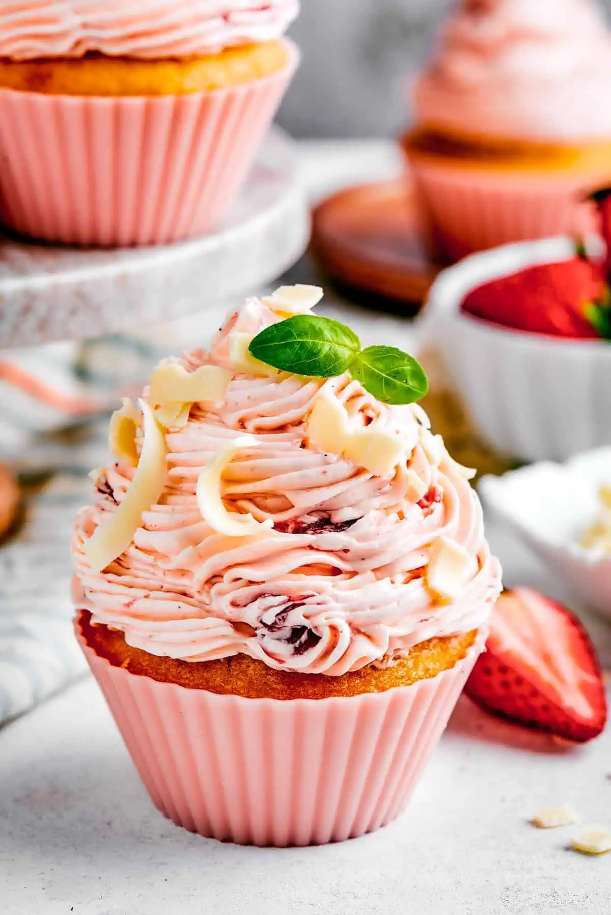 strawberry cupcakes 2