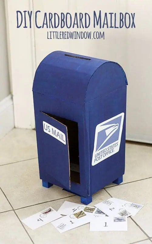adorable blue mailbox unique valentine box idea!