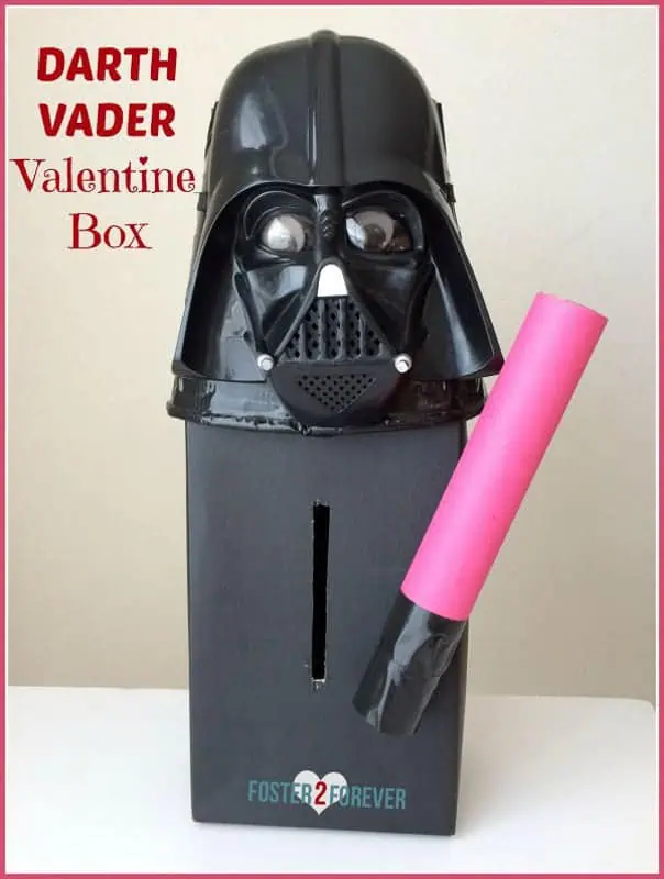 Darth Vader valentine's box idea for your little Jedi