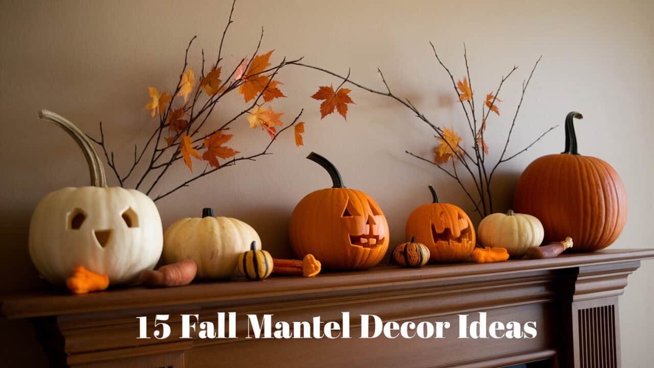 15 Stunning Fall Mantel Decor Ideas